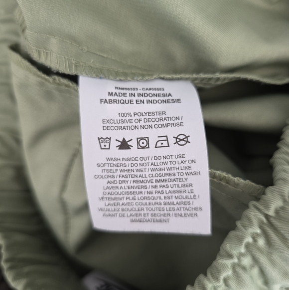 Nike Mens Club Pants Green Woven Tapered Leg Drawstring Sports DX0623-386 Size S - Picture 9 of 10